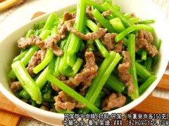芹菜炒牛肉丝的家常做法_芹菜炒牛肉丝怎么做才好吃
